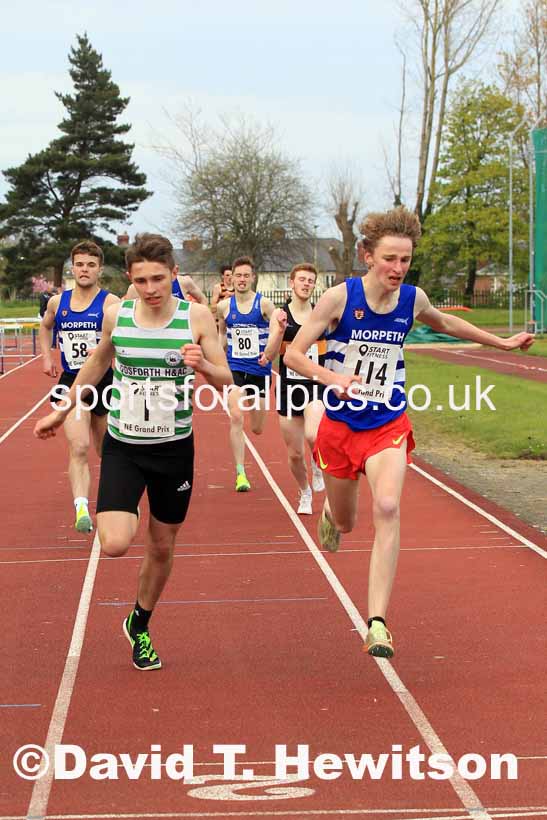 1500 metres, 2023 NE Grand Prix 1, Monkton. Photo: David T. Hewitson/Sports for All Pics
